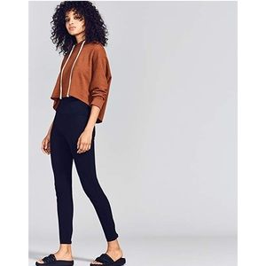 seamed front ponte knit leggings
